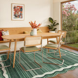 Green Rugs for Living Room,Modern 8 x 10 Area Rugs for Living Room,Soft Non-Slip Rugs