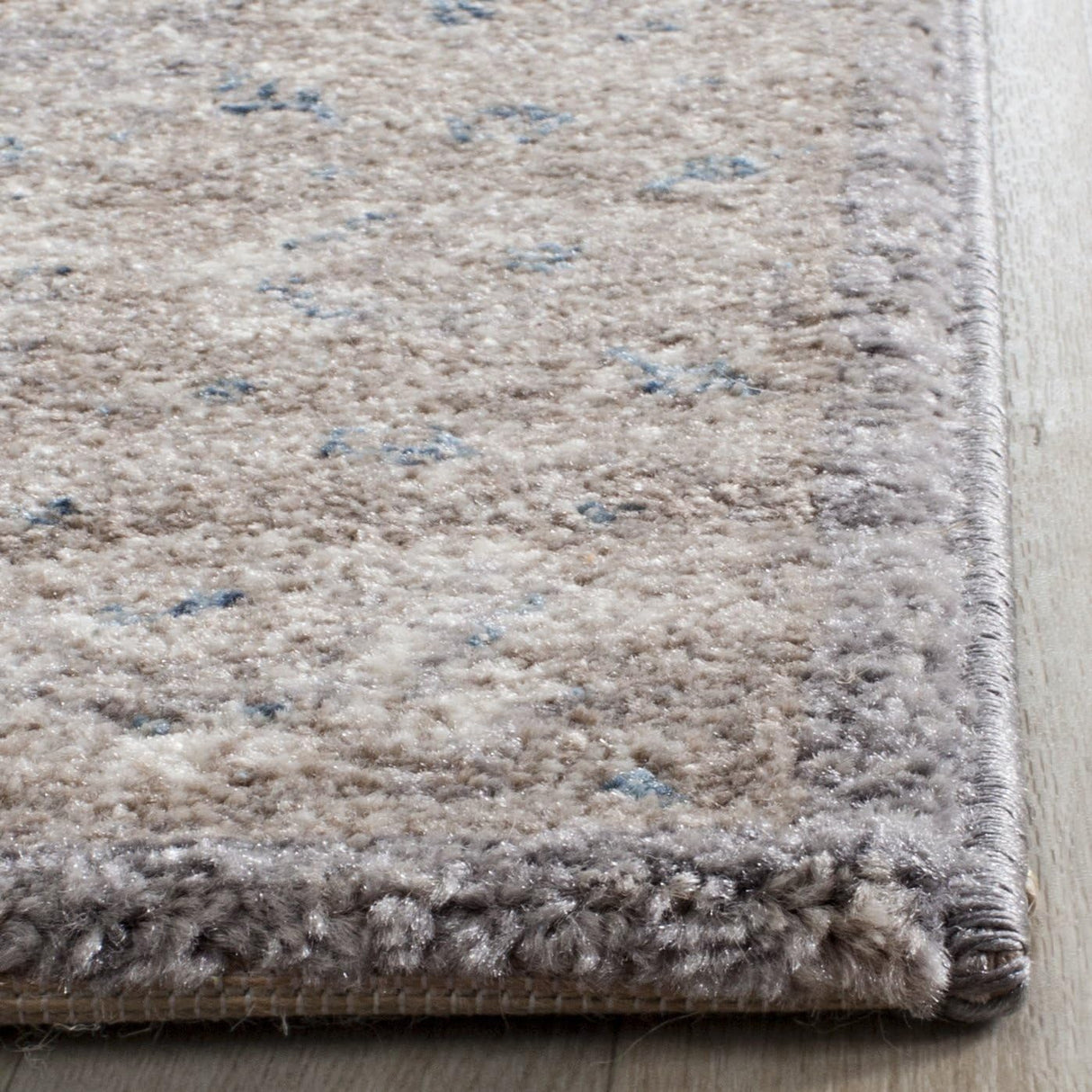 Sofia Collection 2'2" x 6' Light Grey/Beige SOF330B Vintage Oriental Distressed Non