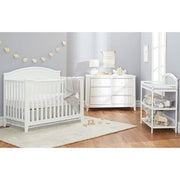 Berkley Round Top Crib, Classic 4-in-1 Convertible Crib, Made of Wood, Non-Toxic Finish