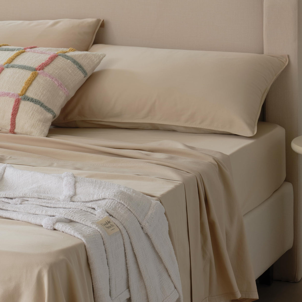 Cotton Tencel Fitted Sheet - Good Housekeeping Award Winner, Cooling King