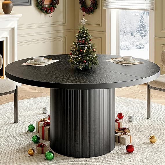 47 Inch Round Dining Table for 4