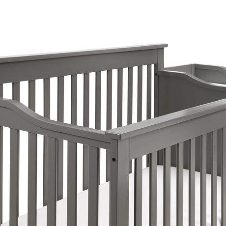 piedmont 4-in-1 Convertible Crib and Changer Combo in Slate