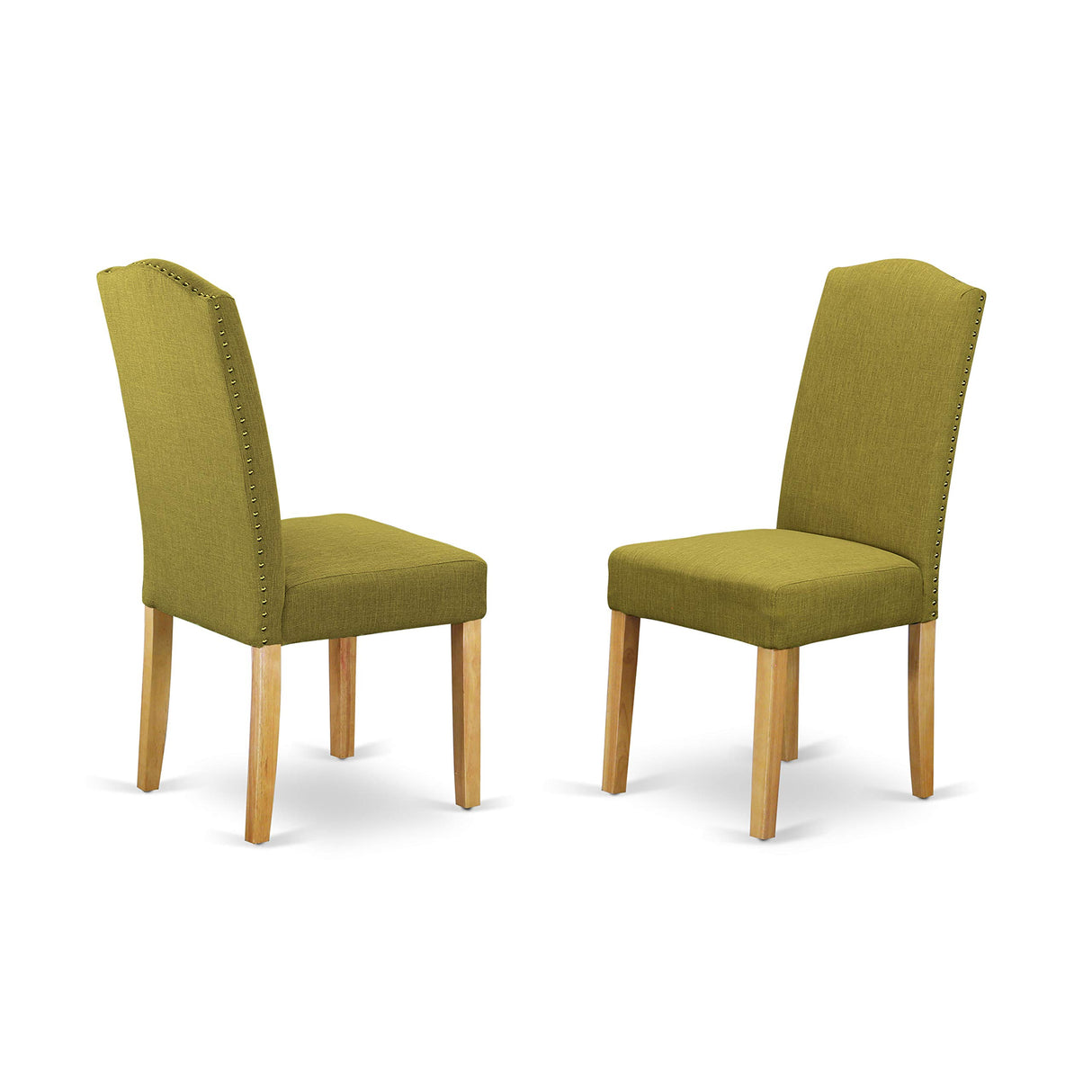 5 Piece Dining Set Includes a Rectangle Dining Room Table with Dropleaf and 4 Linen Fabric
