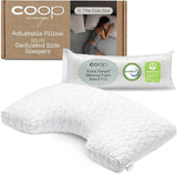 Original Crescent Adjustable Pillow, Queen Bed Pillows for Shoulder, Neck & Head Support