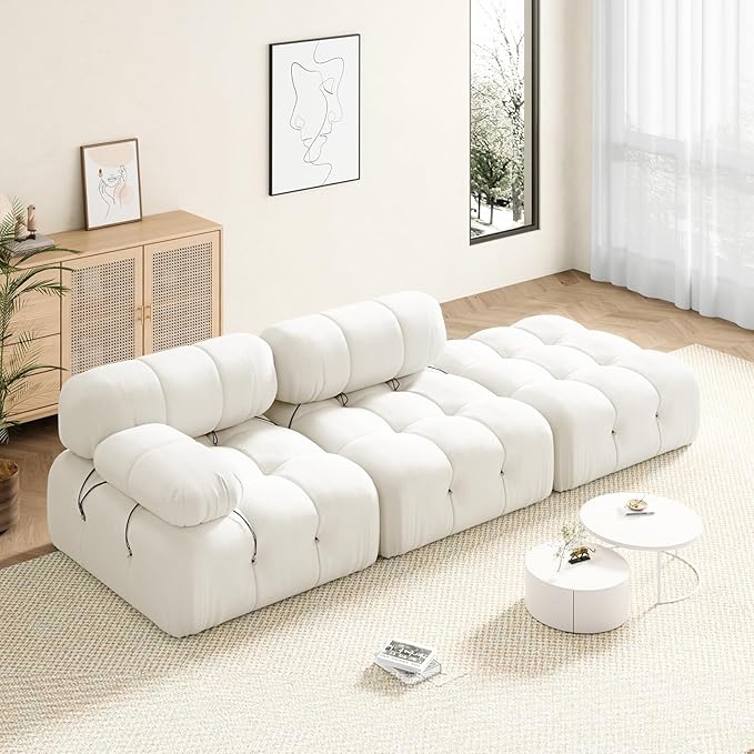 Modular Sectional Sofa Couch, Luxury Loveseat Sectional Couches for Living Room