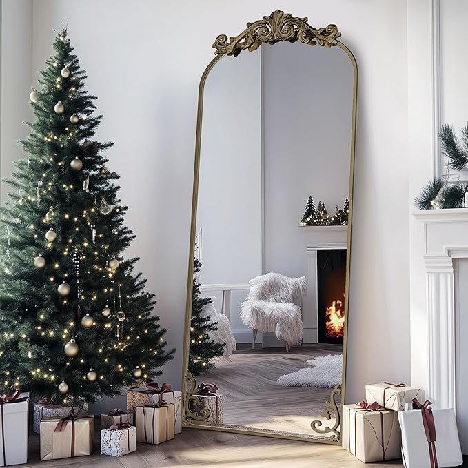 Arched Full Length Mirror,  Floor Mirror Freestanding