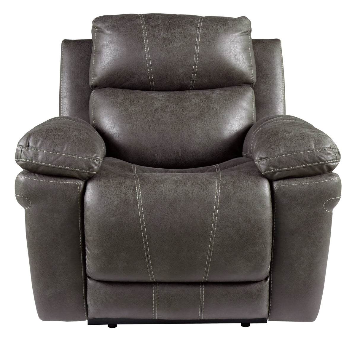 Erlangen Faux Leather Power Recliner with Adjustable Headrest & USB Charging Port