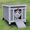 Cat House for Outdoor Cats, Feral Cat House Outdoor Weatherproof Shelter