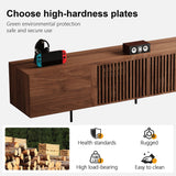 94.5" Mid-Century Modern Walnut TV Stand for TVs up to 80"