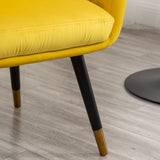 Tuchico Accent, one chair, Yellow Velvet