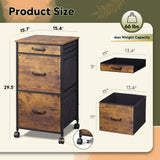 Seagrass Rolling File Cabinet - Office Storage - Home Decor - Storage - Natural