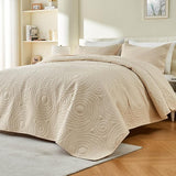 Oversized King Bedspreads 128x120 Lightweight Quilt Set for Extra Tall Wide King or Cal