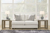 Brebryan Contemporary Loveseat for Living Room, Beige