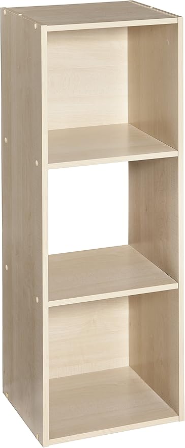 Cubeicals 8 Cube Storage Shelf Organizer Bookshelf Stackable, Vertical or Horizontal