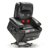 Oversized Power Lift Recliner Chair with Heat and Massage, Big Large Recliner Chair