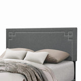 Acme Ishiko II Queen Bed in Gray Fabric