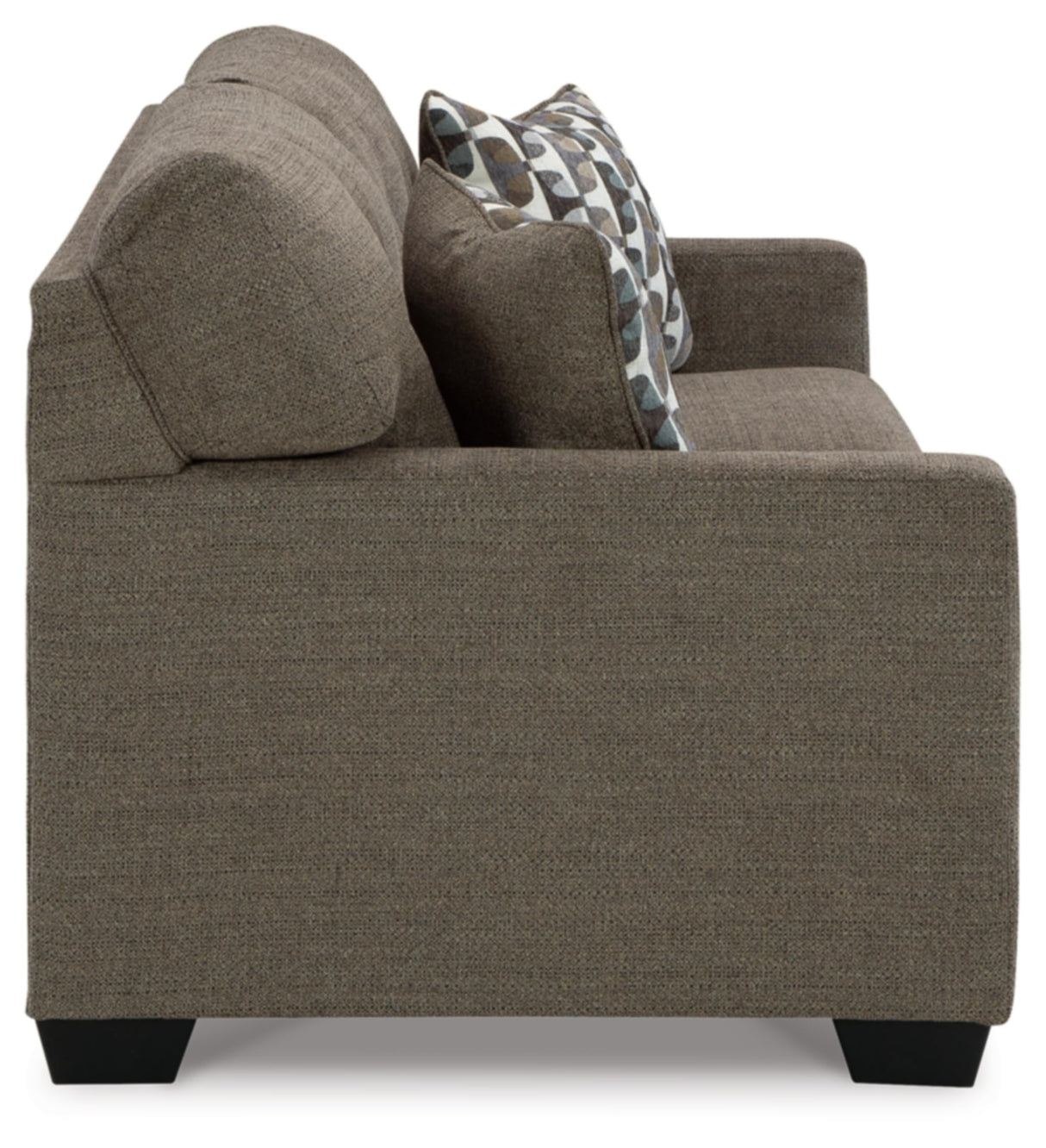 Signature Design by Ashley Mahoney Contemporary Tufted Sofa, Dark Brown