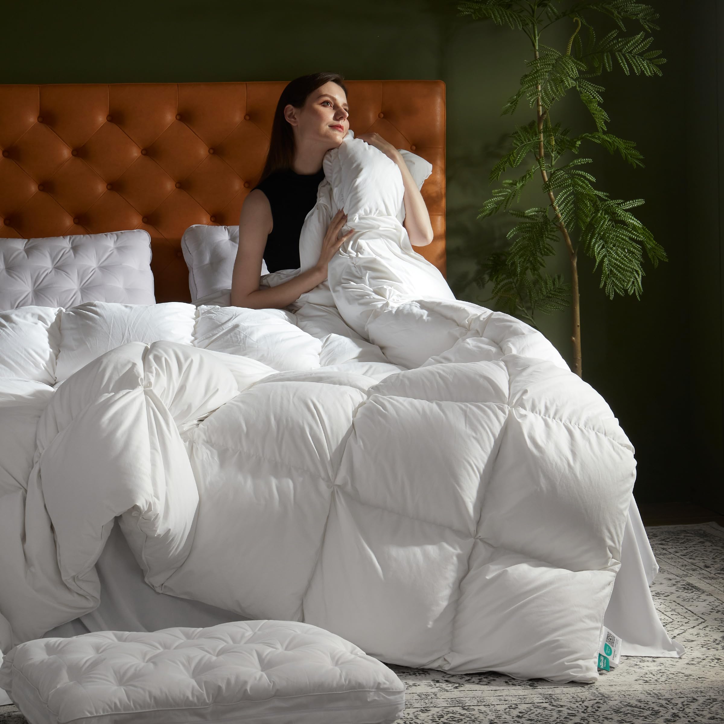 Goose Down Comforter King Size - All Season Duvet Insert