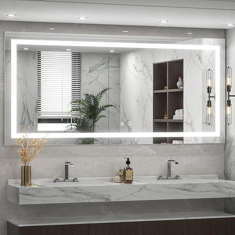 LED Bathroom Mirror LED Mirror 60 x 28 Bathroom Mirror with Lights Bedroom