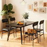 5-Piece Dining Table Set for 4 - Compact Kitchen Table with Chairs