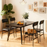 5-Piece Dining Table Set for 4 - Compact Kitchen Table with Chairs