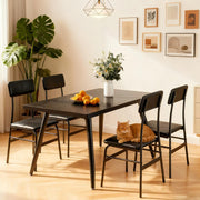 5-Piece Dining Table Set for 4 - Compact Kitchen Table with Chairs