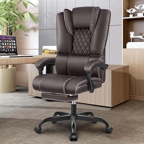 Office Chair, Big and Tall Office Chair Desk Chair Comfy Heavy Duty Home Office Desk