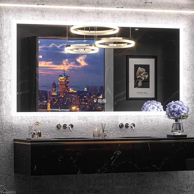 LED Mirror for Bathroom with Lights Acrylic Sensor Mirror