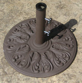 75 LB Euro Deco Market Umbrella Base (Antique Bronze Finish)