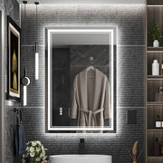 Led Mirror for Bathroom with Front Light and Backlit