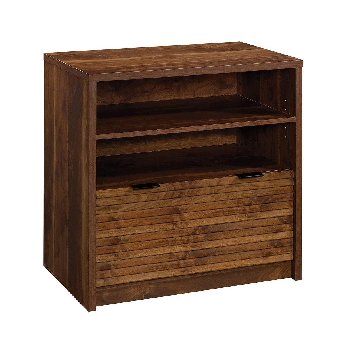 Harvey Park Lateral File, L: 30.87" x H: 19.29" x W: 30.00", Grand Walnut Finish