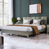 Modern Rustic Solid Wood Platform Bed Frame
