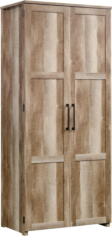 HomePlus Storage Pantry Cabinet, L: 30.71" x W: 17.21" x H: 68.82", Dakota Oak finish