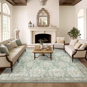 8x10 Area Rugs, Washable Rugs, Large Stain Resistant Area Rug for Living Room Bedroom Dining Room