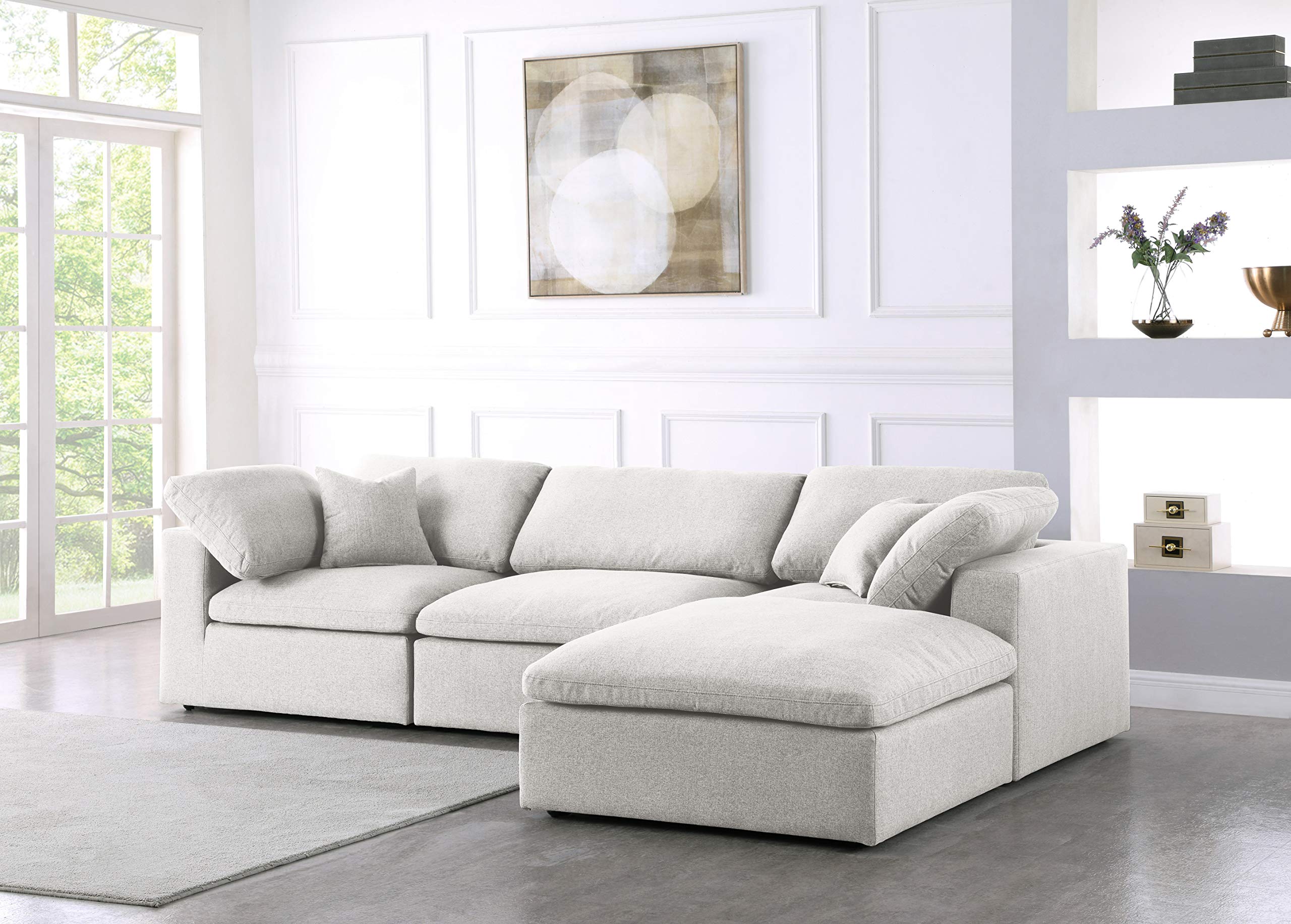 Serene Collection Modern | Contemporary Deluxe Comfort Modular Sectional