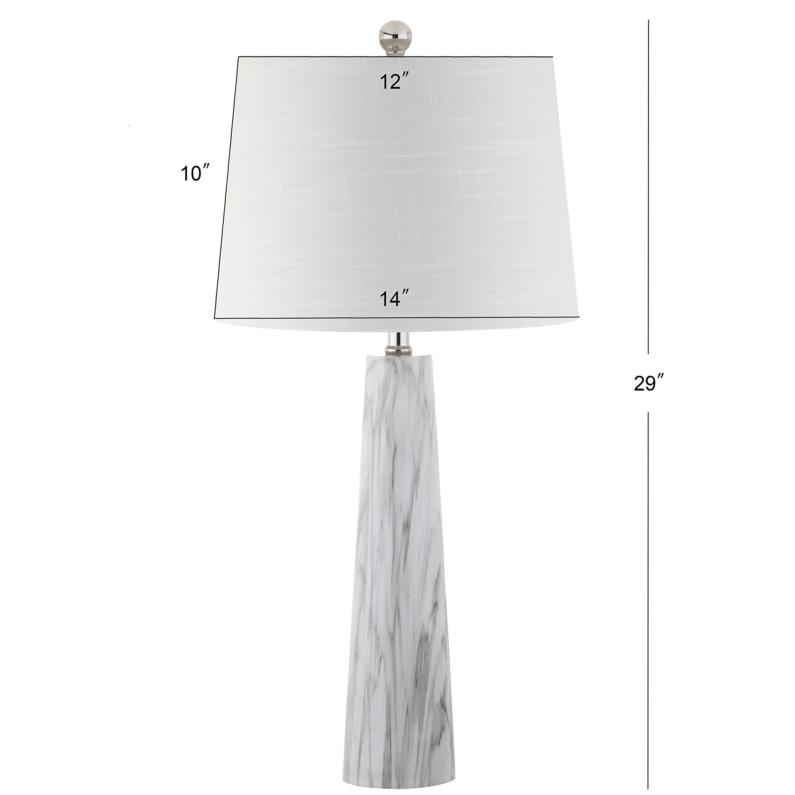 Bradley 29" Resin LED Table Lamp - Modern Glam Bedside Lighting