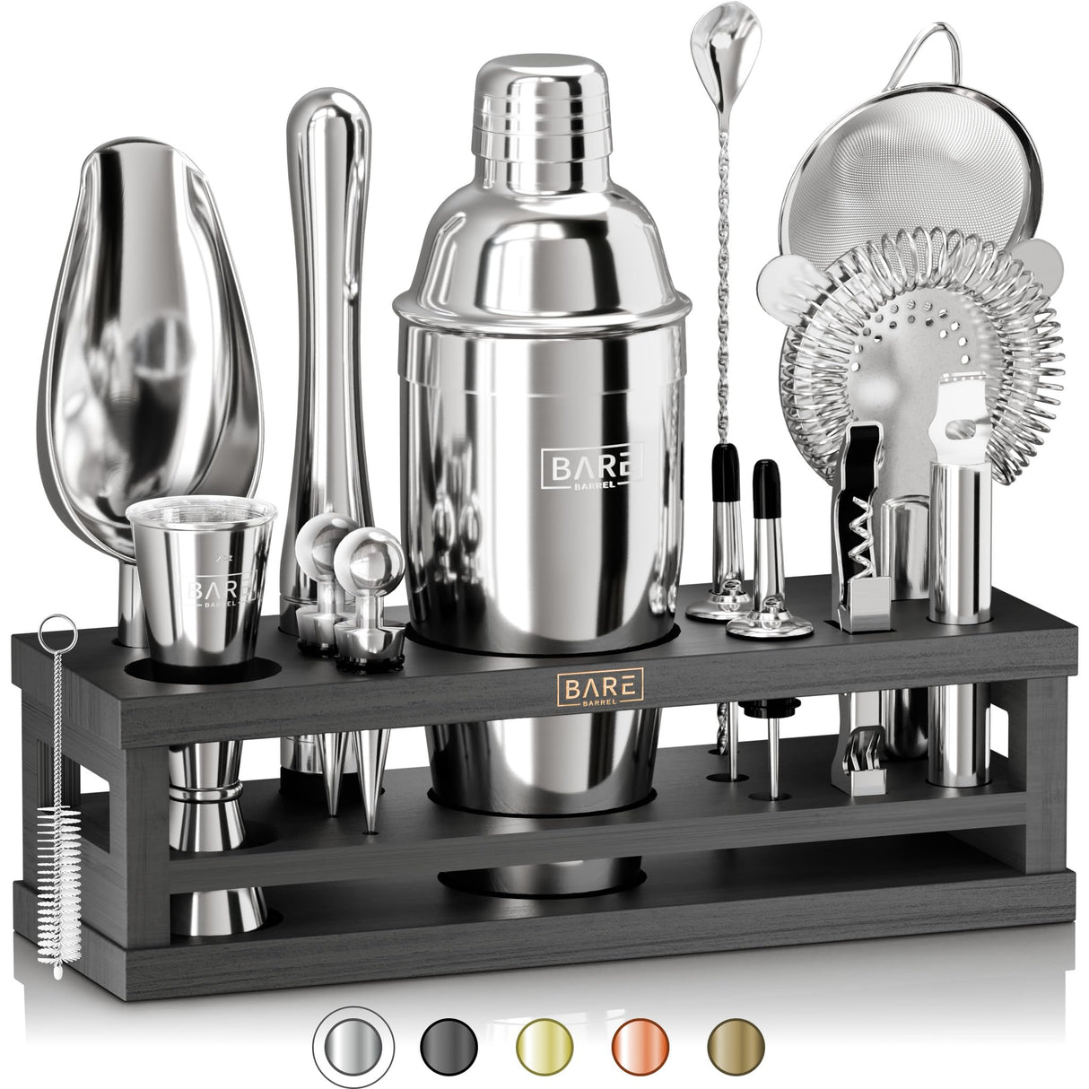 Mixology Bartender Kit Bar Set | 16-Piece Cocktail Shaker Set | Martini Barware Mixing