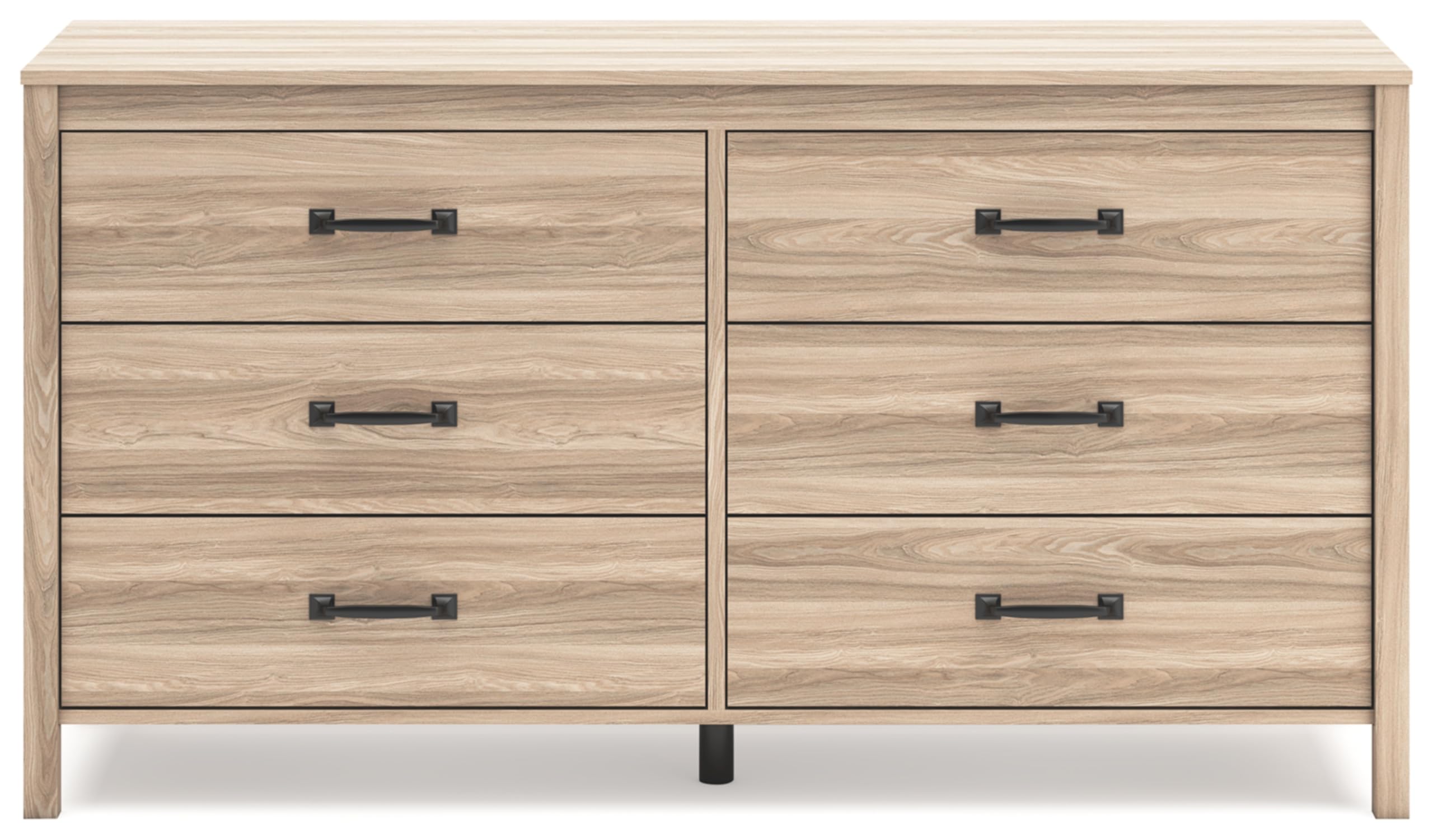 Battelle Mid-Century Modern 6 Drawer Dresser