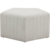 Indy Ottoman Snow