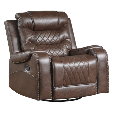 Wall-Hugger Manual Reclining Chair, Brown