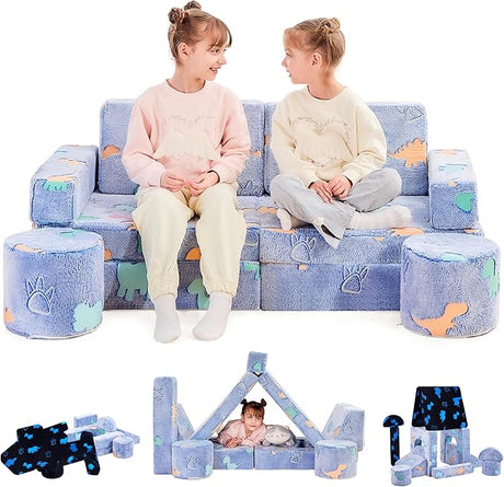 Modular Kids Play Couch, Kids Couch Toddler Couch, Child Sectional Sofa, Bedroom