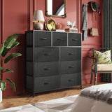 9-Drawer Dresser, Fabric Storage Tower for Bedroom, Hallway, Entryway