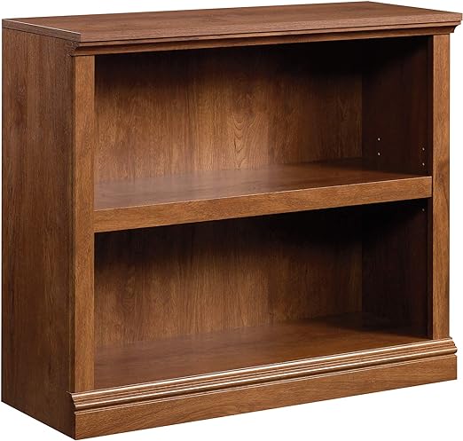 Miscellaneous Storage 2-Shelf Bookcase/ Book shelf, Oiled Oak finish