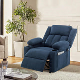 Power Recliner Chair for Adults Single Sofa Recliner with Massage and Heat for Living