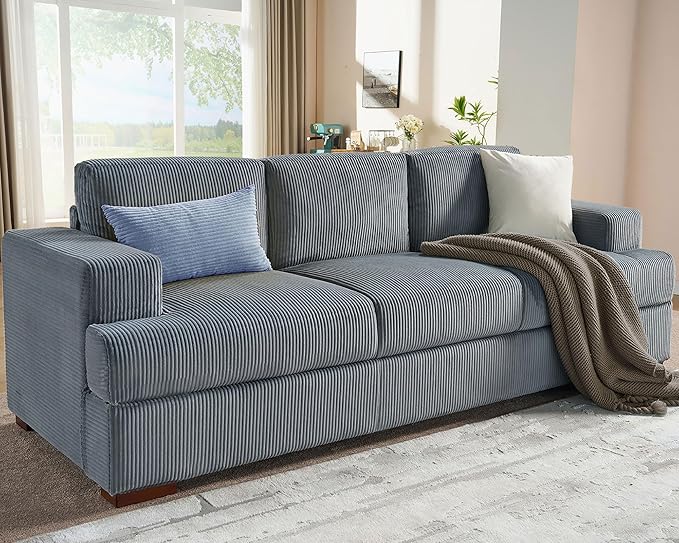 89 Inch Sofa, Comfy Sofa Couch with Extra Deep Seats, Modern Sofa Couch