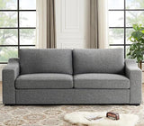 Oversized 85" Deep Seat Sofa, Modern Sofa Couches for Living Room, 3 Seater Natural