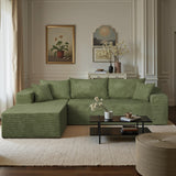 Cloud Sectional Couch with L-Shape Chaise,Modern Modular Sofa with Deep Seat