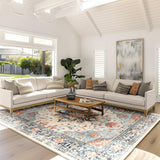 Area Rugs 5x7, Washable Rug, Non-Slip, Rugs for Living Room, Kitchen Rugs, Rugs