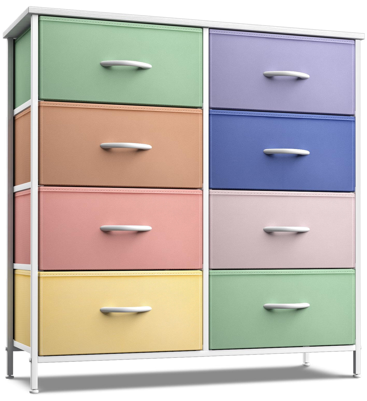 Kids Dresser with 8 Drawers - Furniture Storage Chest Tower Unit for Bedroom, Hallway,