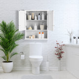 Bathroom Wall Cabinet, Wall Mounted Storage Cabinet with Double Doors,